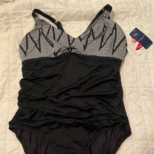 NWT -  One-Piece Swimsuit with Built-in Underwire Bra